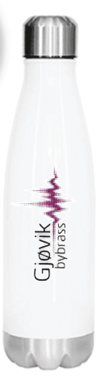 Drikkeflaske metall 500ML Gjøvik Bybrass