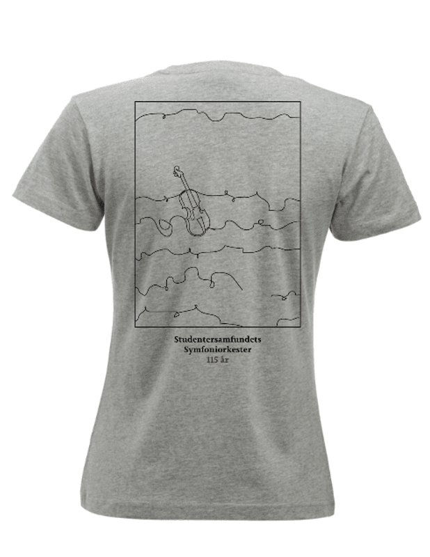 T-skjorte Dame Jubileum Symforch Trondheim 