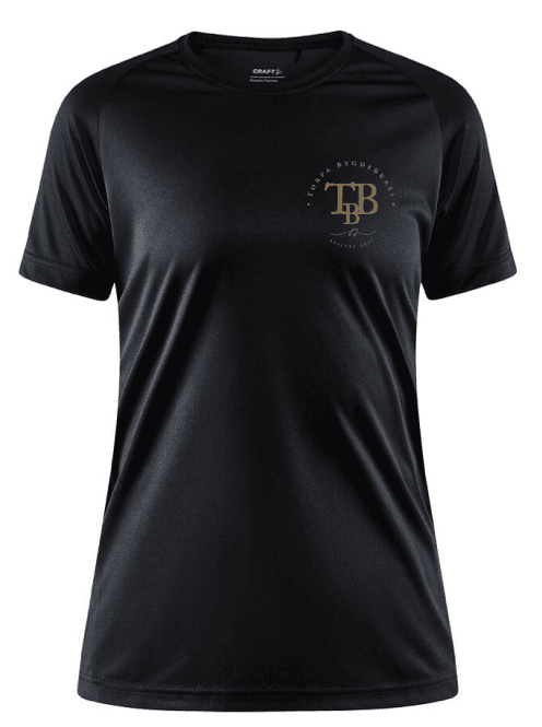 Hovedbilde Craft Core Trenings T-skjorte Dame Torpa Bygdebrass